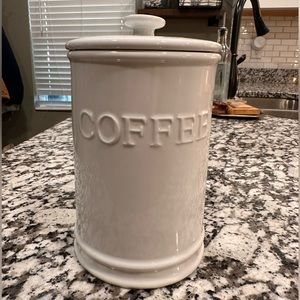 Porcelain Coffee Canister